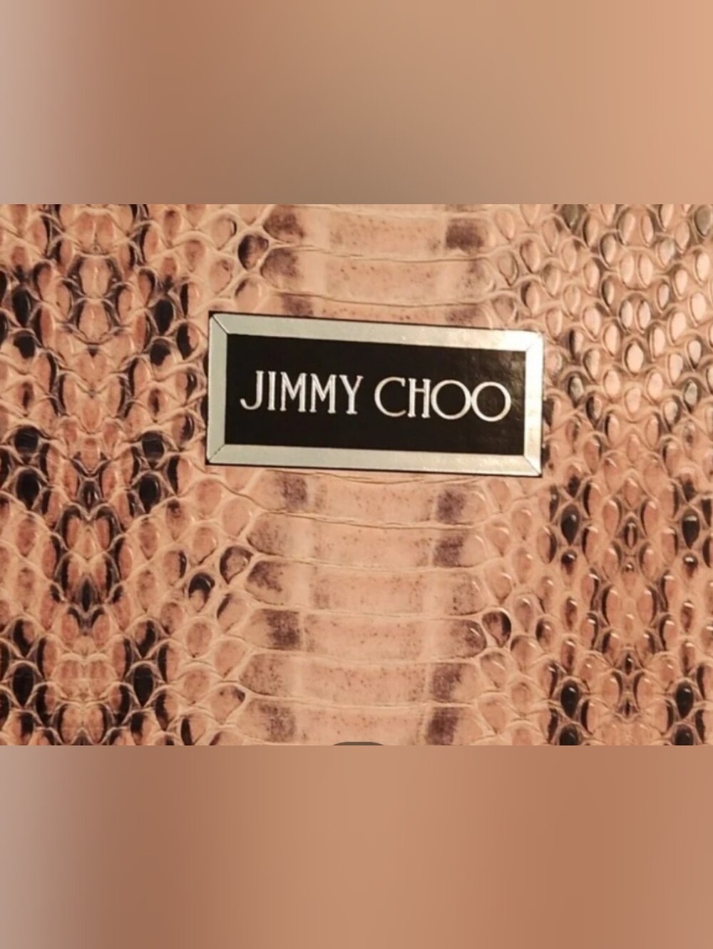 Jimmy Choo Snake-Embossed Box & More ● Swipe ● Firm■ Read Info Belo